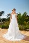 Mobile Preview: Tabea klassisches Brautkleid aus Tüll mit offshoulder Ärmeln